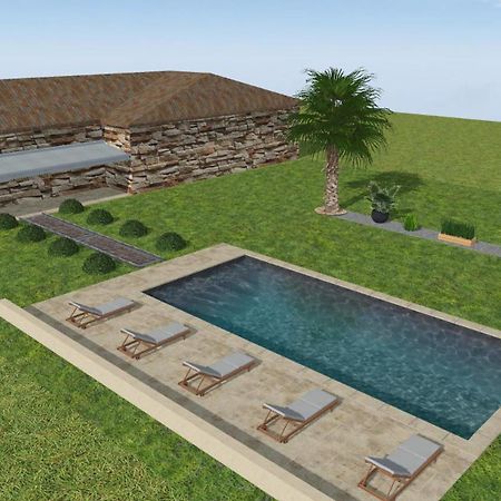 Monestier  Entre Pierre Et Vigne - Charming Former Winery Farmhouse With Hot Tub & Swimming Pool מראה חיצוני תמונה