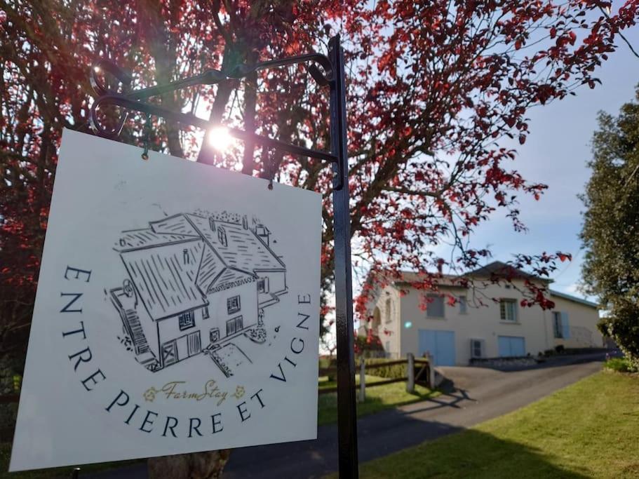 Monestier  Entre Pierre Et Vigne - Charming Former Winery Farmhouse With Hot Tub & Swimming Pool מראה חיצוני תמונה